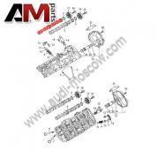 Распредвал выпускной (цил. 1-4) Audi A8 (D3) 4.2 BVJ 079109102CF