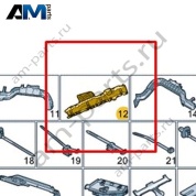 Канал для кабеля Volkswagen id-Buzz 2023-2024 1N3971615B