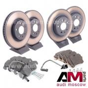 Передние/задние диски и колодки Ауди А7 (4G) 2.0-2.8TFSI