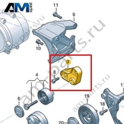 Кронштейн направляющего ролика VAG 06M903417F