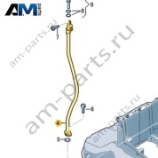Трубка маслоизмеритительного щупа VAG 059115630AQ