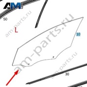 Стекло двери переднее левое A2477251100 Mercedes B-class W247