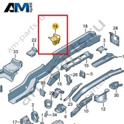 Соединительный элемент Volkswagen id-Buzz 2023-2024 1N3803509