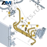 Шланг системы охлаждения Volkswagen id-Buzz 2023-2024 1N3121051C