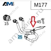 Топливопровод регенерации для Mercedes W222 AMG S63 (M177) A2224709000