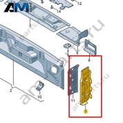 Перегородка Volkswagen id-Buzz 2023-2024 1T3813439B