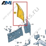 Усилитель лонжерона Volkswagen id-Buzz 2023-2024 1N3804120A