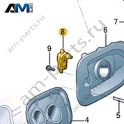 Привод крышки лючка бензобака VAG 8VD862159A на Volkswagen 2021-2026
