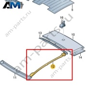 Усилитель рамы крыши Volkswagen id3 2020-2024 10A817486A