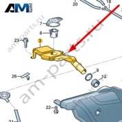 Заливная горловина Audi A6 (C7) 2015-2018 4G1955463A