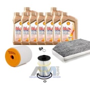 Комплект фильтров для ТО-1/3 Audi A6 (С7) 4.0TFSI RS6 с маслом Shell 0W30