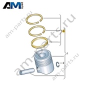 Комплект поршневых колец VAG 04C198151C