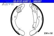 Барабанные тормозные колодки ATE 03.0137-0357.2 для Volkswagen Polo Sedan (2010-2015)