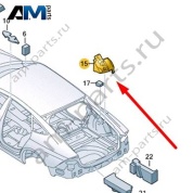 Шумоизоляция колесной арки Audi A6 (C8) 2019-2024 4K5863778