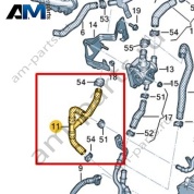 Шланг системы охлаждения VAG 059122449J