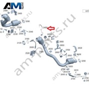 Лямбда-зонд перед катализатором слева/справа для Mercedes W465 AMG G63 (M177) A0009051117