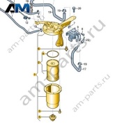 Топливный фильтр Audi A6 (C7) 2015-2018 4G0127402A