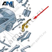 Канал для кабеля Audi A8 (D4) 2014-2017 4H0971047C