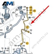 Трубопровод хладагента Audi Q7 (4M) 2016-2024 4M0820706