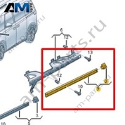 Направляющая для боковины Volkswagen id-Buzz 2023-2024 1T5860645