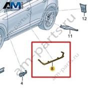 Часть стойки В Volkswagen Taigo 2022-2024 2G7864016B
