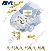 Жгут проводов для моторного отсека VAG 06K971612H