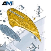 Капот 8YG823029A для Audi A3 (8Y) 2020-2026