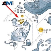 Накладка Audi A8 (D4) 2014-2017 4H0201284D