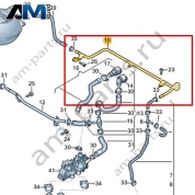 Трубопровод системы охлаждения VAG 04E121064AH