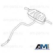 Задняя часть глушителя Фольксваген Тигуан 2016-2020 2.0TFSI (180 л.с.) 5NA253609H