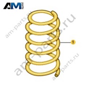 Передние пружины L35 VAG 5Q0411105KP на Skoda 2019-2026