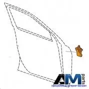 Петля водительской двери верхняя A2927200137 Mercedes GLE-Coupe C292