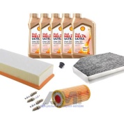 Комплект фильтров для ТО-2_4 Audi Q5 2008-2017 2.0TFSI с маслом Shell 0W30