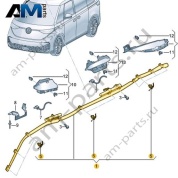 Модуль верхней подушек безопасности Volkswagen id-Buzz 2023-2024 1T3880741F