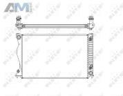 Радиатор охлаждения двигателя NRF (58220) для Audi A6 (С6) 2004-2011 2.4 (177 л.с.)