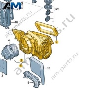 Корпус вентилятора Audi Q7 (4M) 2016-2024 4M1820024