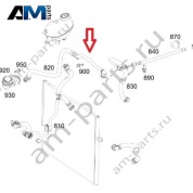 Шланг охлаждения от насоса к разъему на Mercedes X253 GLC300 (М264 D18) A2385013000