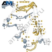 Шланг системы охлаждения Volkswagen id3 2020-2024 1EA122049AG