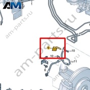 Кронштейн тормозного шланга Volkswagen id3 2020-2024 1EA611845B
