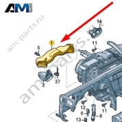 Воздуховод Audi A6 (C7) 2015-2018 4G1819656A