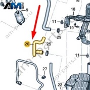 Вентиляционный шланг Audi Q7 (4M) 2016-2024 4M0906272F