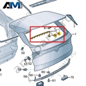 Уплотнитель Volkswagen id4/id5 2021-2024 11A827703B