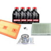 Комплект для ТО-1/3 для Audi A1 (8X) 1.4TSI с маслом Motul 5W30