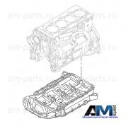 Масляный поддон (верх.) Фольксваген Тигуан 2016-2020 2.0TFSI (180 л.с.) 06K103603CQ