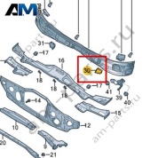 Кронштейн крепления стеклоочистителя Volkswagen id4/id5 2021-2024 11A805327