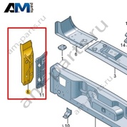 Перегородка Volkswagen id-Buzz 2023-2024 1T3813440B