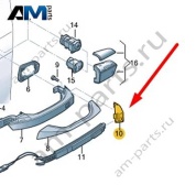 Золотник Audi A8 (D5) 2018-2024 4N0837109A