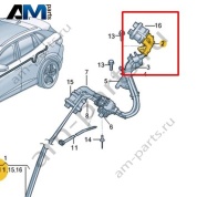 Канал для кабеля Volkswagen id3 2020-2024 1EA971896