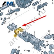 Воздуховод Audi Q7 (4M) 2016-2024 4M0815215A