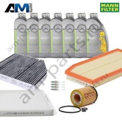 Комплект фильтров MANN с маслом 5W30 229.52 для ТО-2 Mercedes C180